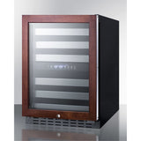 24 Wide Built-In Under-Counter Ada Compliant Dual Zone Wine Cellar With Panel-Ready Door Trim For Residential Or Commercial Us