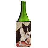 Caroline'S Treasures Amb1034Literk Bull Terrier English Bully Wine Bottle Hugger Cold-Beverage-Koozies, 750Ml, Multicolor