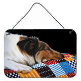 Caroline'S Treasures Day Dreamer Collie Wall Or Door Hanging Prints Amb1037Ds812, 8H X 12W, Multicolor