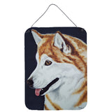 Caroline'S Treasures Siberian Husky Wall Or Door Hanging Prints Amb1043Ds1216, 16Hx12W, Multicolor