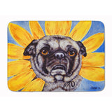 Caroline'S Treasures Sunflower Pug Floor Mat, 19 X 27, Multicolor