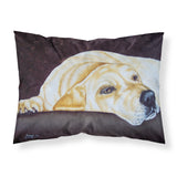Caroline'S Treasures Naptime Yellow Labrador Fabric Standard Pillowcase Amb1072Pillowcase, Multicolor