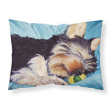 Caroline'S Treasures Naptime Yorkie Yorkshire Terrier Fabric Standard Pillowcase Amb1075Pillowcase, Multicolor