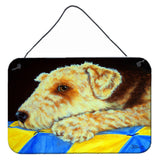 Caroline'S Treasures Airedale Terrier Momma'S Quilt Wall Or Door Hanging Prints Amb1174Ds812, 8H X 12W, Multicolor