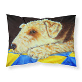 Caroline'S Treasures Airedale Terrier Momma'S Quilt Fabric Standard Pillowcase Amb1174Pillowcase, Multicolor