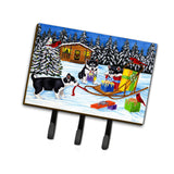 Caroline'S Treasures Amb1318Th68 Christmas Mush Siberian Husky Leash Or Key Holder, Large, Multicolor