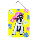 Caroline'S Treasures Spring Cutie Schnauzer Wall Or Door Hanging Prints Amb1331Ds1216, 16Hx12W, Multicolor