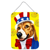 Caroline'S Treasures Unble Sam'S Usa Beagle Wall Or Door Hanging Prints Amb1337Ds1216, 16Hx12W, Multicolor