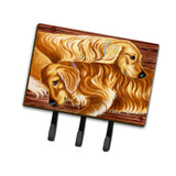 Caroline'S Treasures Amb1387Th68 Zeus And Chloie The Golden Retrievers Leash Or Key Holder, Large, Multicolor