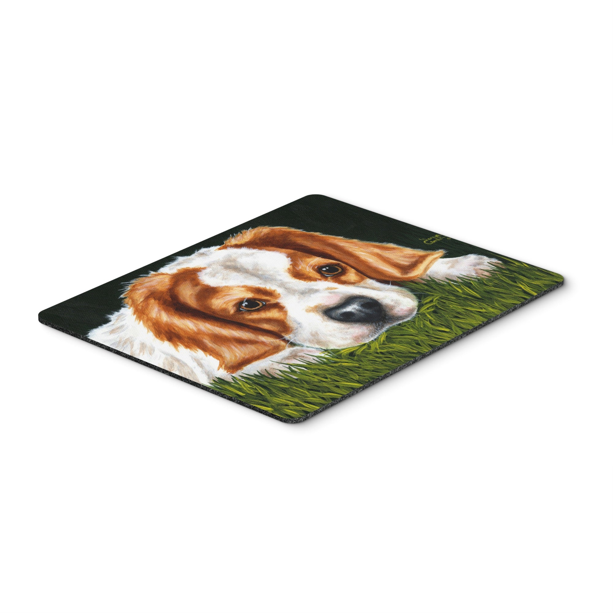 Caroline'S Treasures Cavalier Spaniel In The Grass Mouse Pad, Hot Pad Or Trivet, Multicolor (Amb1395Mp)