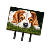 Caroline'S Treasures Amb1395Th68 Cavalier Spaniel In The Grass Leash Or Key Holder, Large, Multicolor