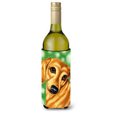 Caroline'S Treasures The Eyes Have It Dachshund Wine Bottle Koozie Hugger, 750Ml, Multicolor