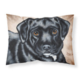 Caroline'S Treasures Black Bart The Labrador Fabric Standard Pillowcase Amb1415Pillowcase, Multicolor