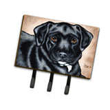 Caroline'S Treasures Amb1415Th68 Black Bart The Labrador Leash Or Key Holder, Large, Multicolor