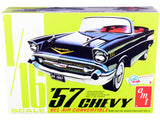 AMT Round 2 Unknown 1957 Chevy Bel Air Convertible 1:25 Scale Model Kit (AMT1159) White
