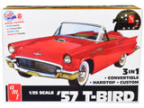 Skill 2 Model Kit 1957 Ford Thunderbird 3in1 Kit 1/25 Scale Model by AMT