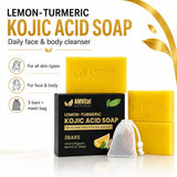 AMVital Lemon Turmeric Kojic Acid Soap Bar