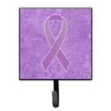 Caroline'S Treasures An1200Sh4 Lavender Ribbon For All Cancer Awareness Leash Or Key Holder, Small, Multicolor
