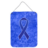 Caroline'S Treasures Dark Blue Ribbon For Colon Cancer Awareness Wall Or Door Hanging Prints, 16 X 12