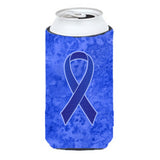 Dark Blue Ribbon For Colon Cancer Awareness Tall Boy Beverage Insulator Hugger An1202Tbc