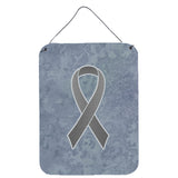 Caroline'S Treasures Grey Ribbon For Brain Cancer Awareness Wall Or Door Hanging Prints, 16 X 12
