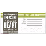 Swanson christian Supply 135765 Offering EnvelopeTreasure Matt 621 Pack of 100