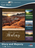 Warner Press 160380 KJV Assorted glory & Majesty get Well Boxed greeting card 12 per Box