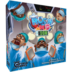 Artipia Games Artipiagames Rush M.D.: Icu Expansion Cooperative Board Game, Worker Placement, Strategy, Ages 14+, 1-4 Players, 3