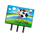 Caroline'S Treasures Cow Riding Bicycle Leash Or Key Holder Aph0076Th68, Triple, Multicolor