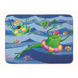 Caroline'S Treasures Frogs Swimming Floor Mat, 19 X 27, Multicolor