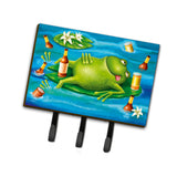 Caroline'S Treasures Frog Drinking Beer Leash Or Key Holder Aph0093Th68, Triple, Multicolor
