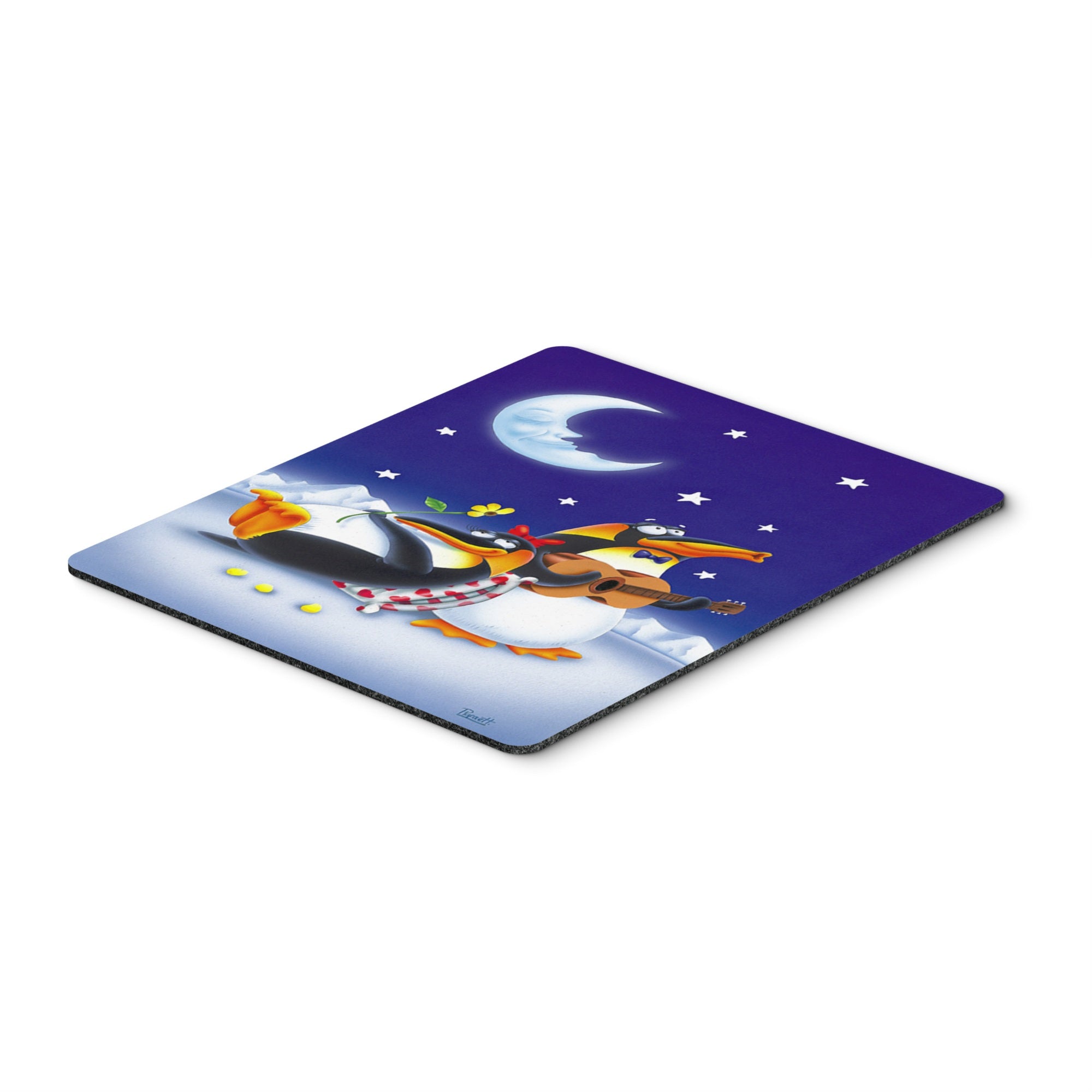 Caroline'S Treasures Music Under The Moon Penguins Mouse Pad, Hot Pad Or Trivet, Multicolor (Aph0243Mp)