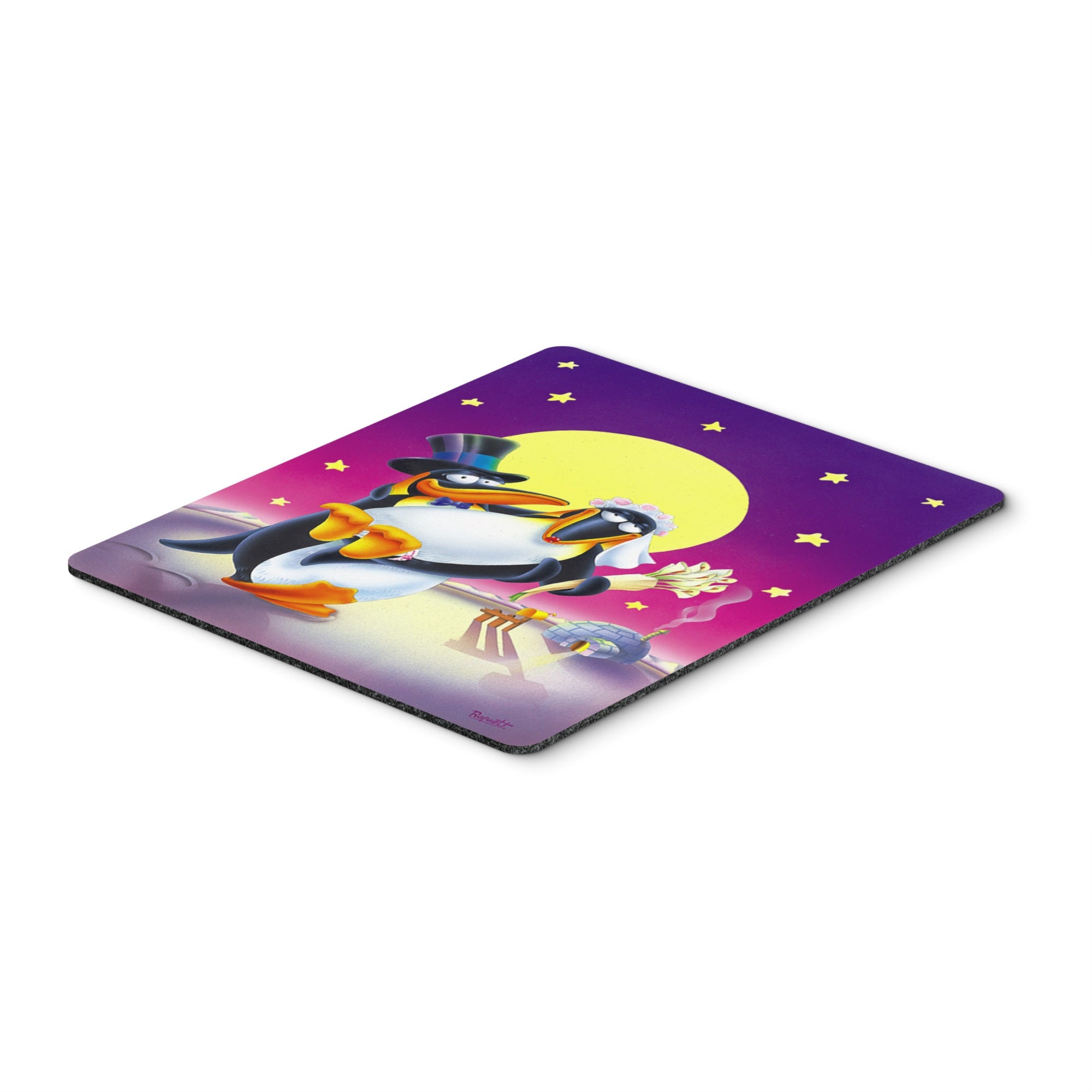 Caroline'S Treasures Just Married Wedding Penguins Mouse Pad, Hot Pad Or Trivet, Multicolor (Aph0244Mp)