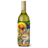 Caroline'S Treasures Aph0248Literk Elephant Playing The Tuba Wine Bottle Koozie Hugger, 750Ml, Multicolor