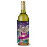Caroline'S Treasures Aph0249Literk Elephant Ballerina Wine Bottle Koozie Hugger, 750Ml, Multicolor