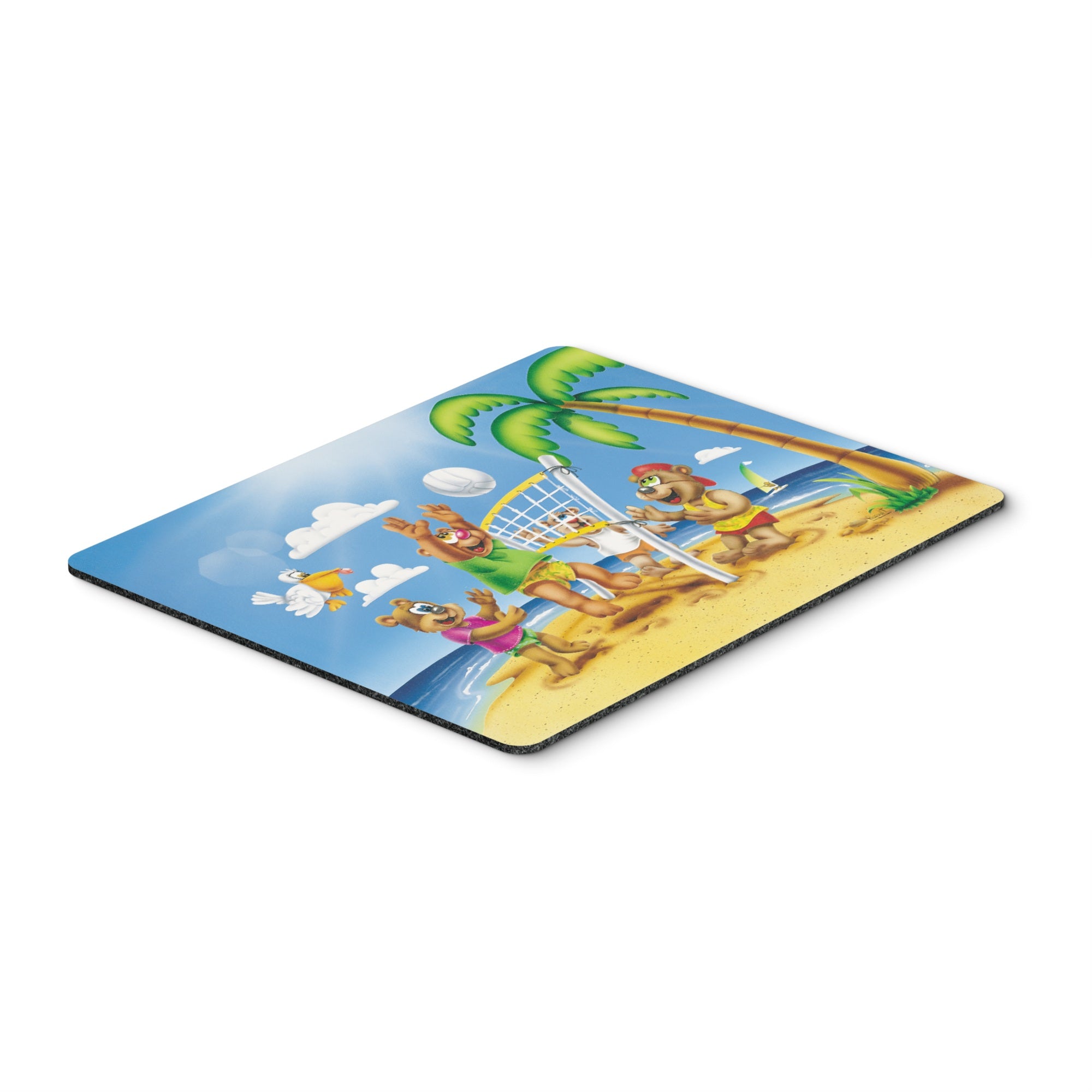 Caroline'S Treasures Bears Playing Volleyball Mouse Pad, Hot Pad Or Trivet, Multicolor (Aph0373Mp)