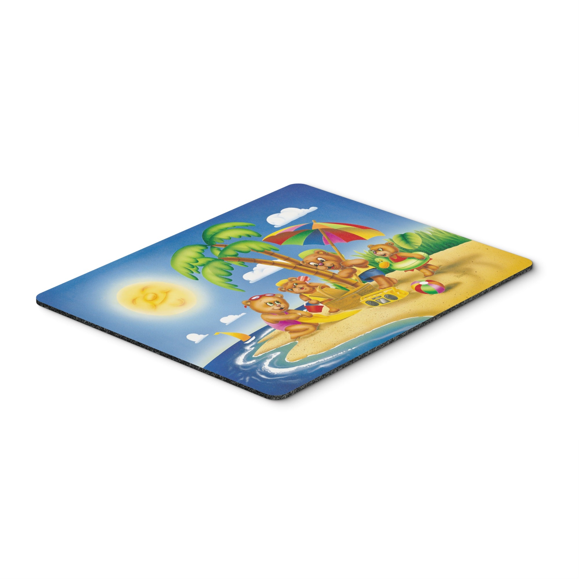 Caroline'S Treasures Bears Playing At The Beach Mouse Pad, Hot Pad Or Trivet, Multicolor (Aph0375Mp)