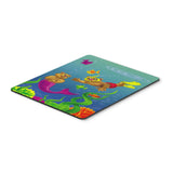 Caroline'S Treasures Teddy Bear Mermaid And Diver Mouse Pad, Hot Pad Or Trivet, Multicolor (Aph0414Mp)