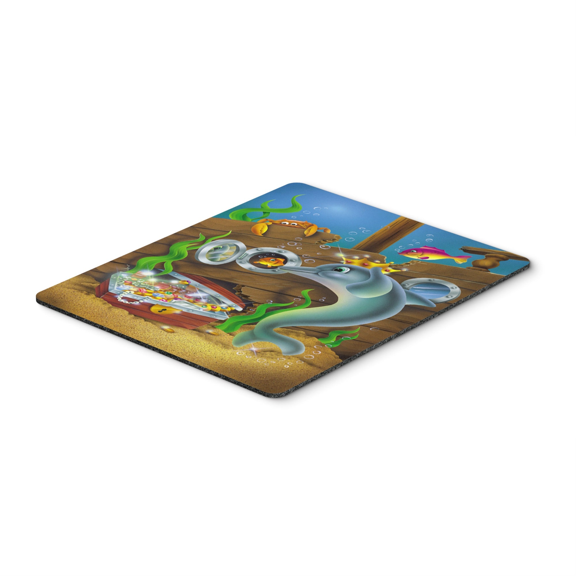 Caroline'S Treasures Dolphins Treasure Chest Mouse Pad, Hot Pad Or Trivet, Multicolor (Aph0420Mp)