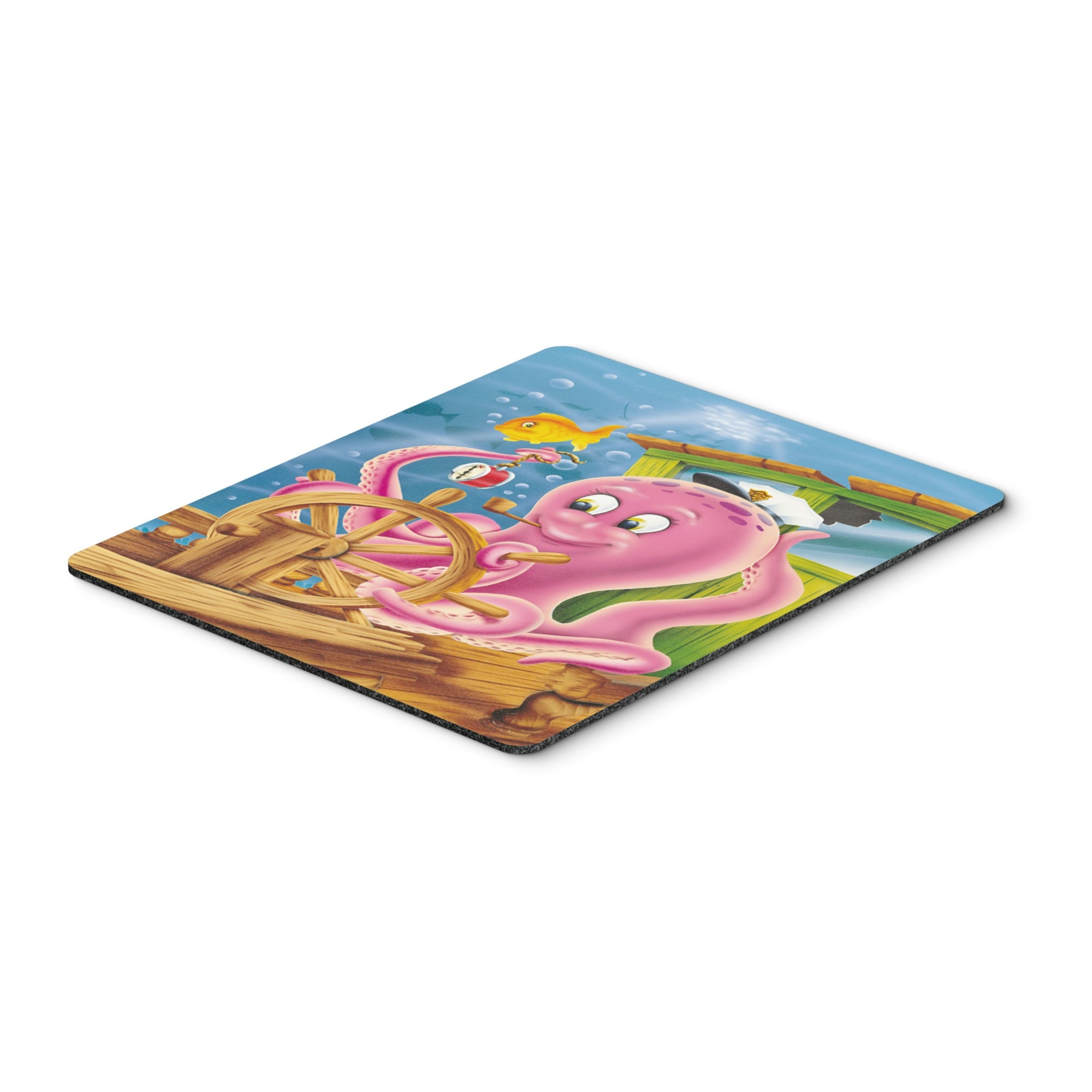 Caroline'S Treasures Captain Octopus Mouse Pad, Hot Pad Or Trivet, Multicolor (Aph0472Mp)