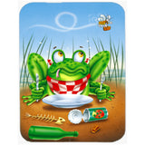 Caroline'S Treasures Frog Happy Plate Mouse Pad, Hot Pad Or Trivet, Multicolor (Aph0520Mp)