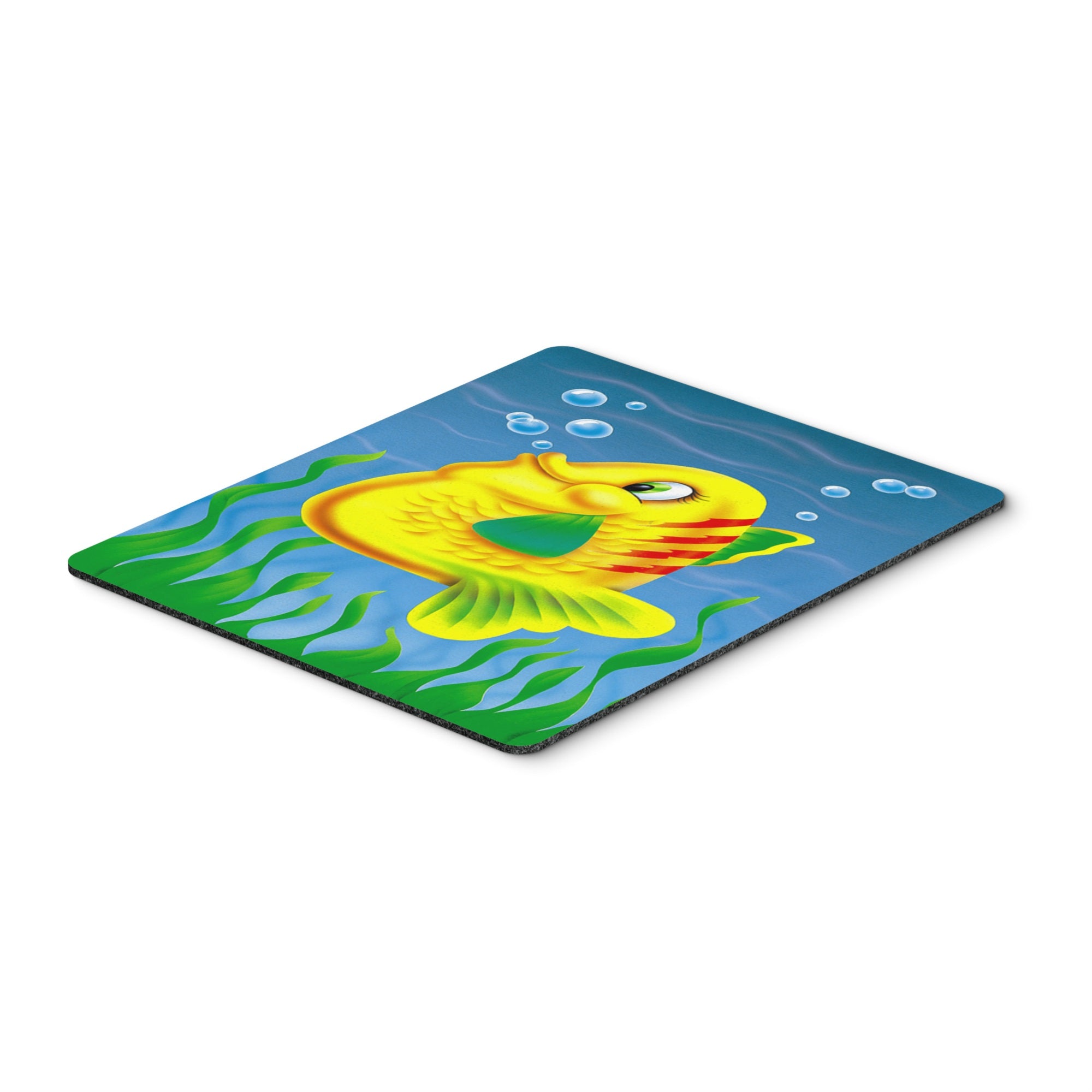Caroline'S Treasures Yellow Fish Mouse Pad, Hot Pad Or Trivet, Multicolor (Aph0527Mp)
