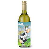 Caroline'S Treasures Aph0533Literk Cow Playing Tennis Wine Bottle Hugger, 750Ml, Multicolor