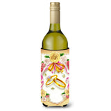 Caroline'S Treasures Aph0604Literk Wedding Rings Wine Bottle Koozie Hugger, 750Ml, Multicolor