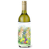 Caroline'S Treasures Aph0685Literk Brown Easter Bunnies With Eggs Wine Bottle Beverage Insulator Hugger, 750Ml, Multicolor