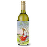 Caroline'S Treasures Aph0920Literk Jesus With Lamb Wine Bottle Beverage Insulator Hugger, 750Ml, Multicolor