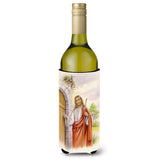 Caroline'S Treasures Aph0922Literk Jesus Knocking At The Door Wine Bottle Beverage Insulator Hugger, 750Ml, Multicolor
