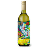Caroline'S Treasures Witch Party With The Ghosts Halloween Wine Bottle Koozie Hugger, 750Ml, Multicolor