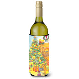 Caroline'S Treasures Toys Around The Christmas Tree Wine Bottle Koozie Hugger, 750Ml, Multicolor