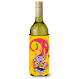 Caroline'S Treasures Aph2159Literk Happy 2Nd Birthday Age 2 Wine Bottle Koozie Hugger, 750Ml, Multicolor